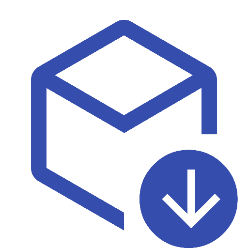 icon resembling a container used for deploying code